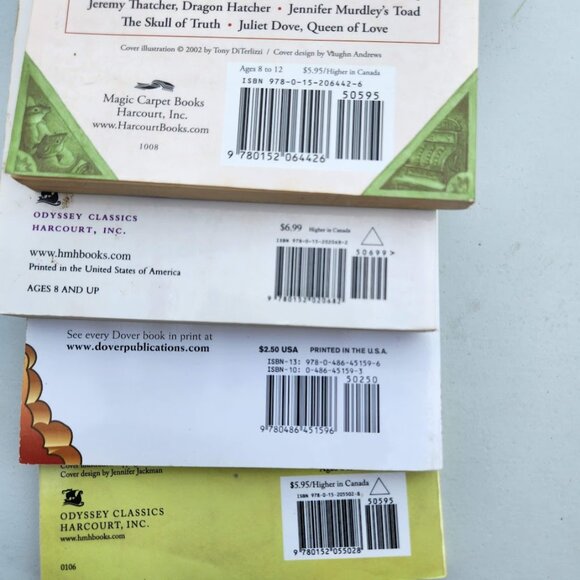 4 books book bundle Lot Set Chapter Books Young Adult Poem Literature Novels Sto - Picture 8 of 11